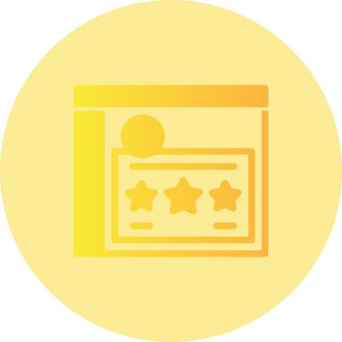 Bir yıldızın vektör illüstrasyonu