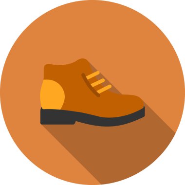 Ayakkabı. Web simgesi basit illüstrasyon