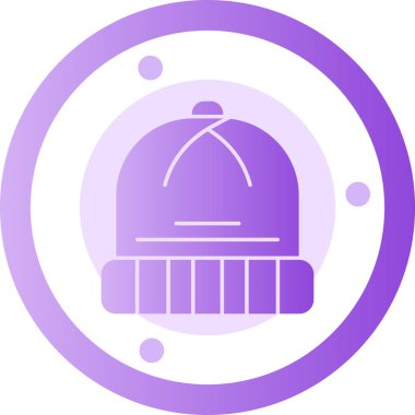 Soğuk kış kar simgesi - taslak biçiminde