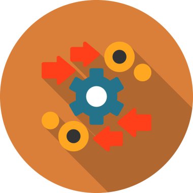 Teçhizat Web simgesi basit illüstrasyon