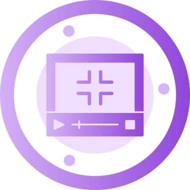 Kamera. Web simgesi basit illüstrasyon