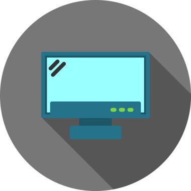 Dizüstü bilgisayar simgesinin vektör çizimi
