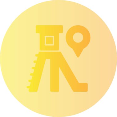 harita işaretleyici vektör sembol tasarımı