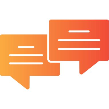 Web ve mobil uygulama tasarımınız için beyaz arkaplanda izole edilmiş baloncuk simgesi vektörü