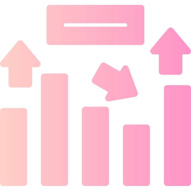 bar çizelgesi simgesi, vektör illüstrasyonu