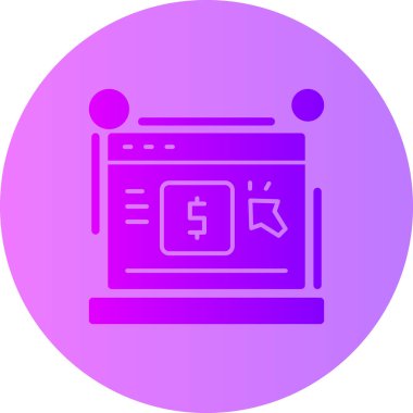 Kredi kartı olan bir dizüstü bilgisayarın vektör çizimi