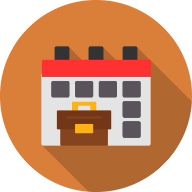 bina inşaat simgesi düz biçimli