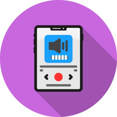 ses hoparlör simgesi, vektör çizim