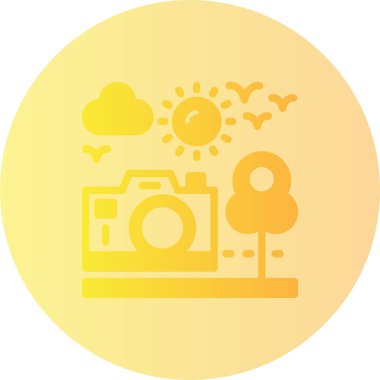 Modern simgenin vektör illüstrasyonu