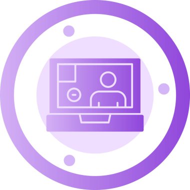 seo modern simgesinin vektör illüstrasyonu