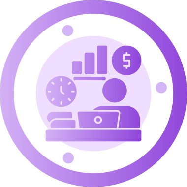 Para için. Web simgesi basit tasarım