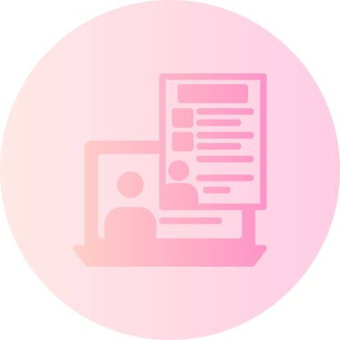 seo modern simgesinin vektör illüstrasyonu