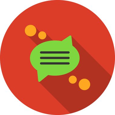 baloncuk sohbet simgesi - taslak biçimi