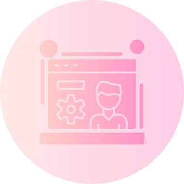 kullanıcı arayüzü vektör simgesi, basit resimleme