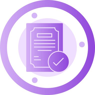 Kontrol listesi simgesi vektör illüstrasyonu
