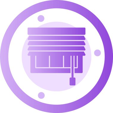 Modern bir simgenin vektör illüstrasyonu