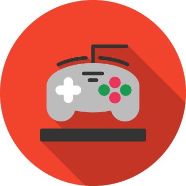 Oyun. Web simgesi vektör illüstrasyonu