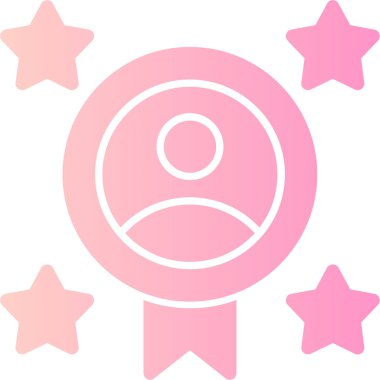 Madalya. Web simgesi basit illüstrasyon