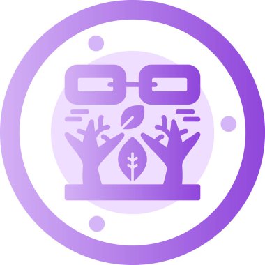 Biyolojik tehlike. Web simgesi basit illüstrasyon