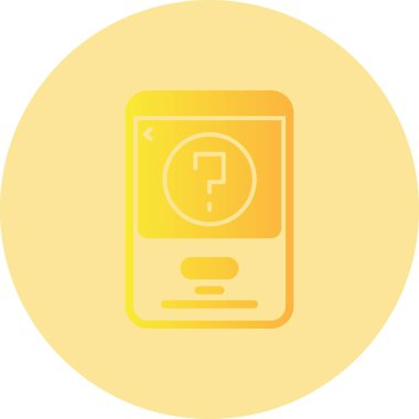 Cep telefonu. Web simgesi basit illüstrasyon