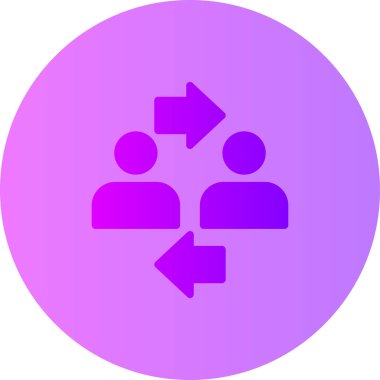 İş simgesinin vektör illüstrasyonu