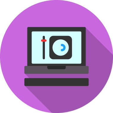 bilgisayar izleyici vektör simgesi