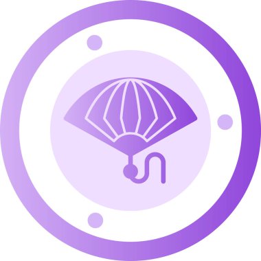 Şemsiye. Web simgesi basit tasarım