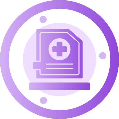 tıbbi sağlık simgesi, vektör illüstrasyonu