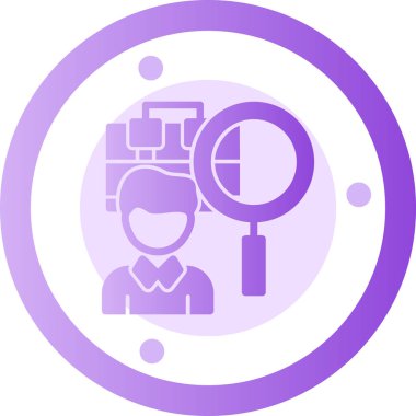 Ara. Web simgesi basit illüstrasyon