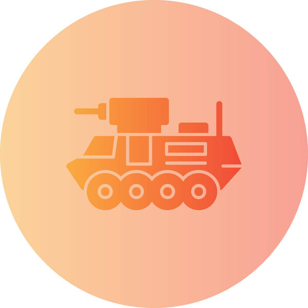 vector illustration of tank icon