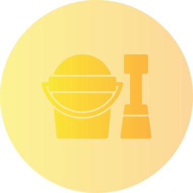 Yiyecek ve içecek ikonunun vektör illüstrasyonu