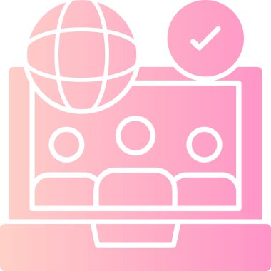 Bir bilgisayar ekranının vektör illüstrasyonuName