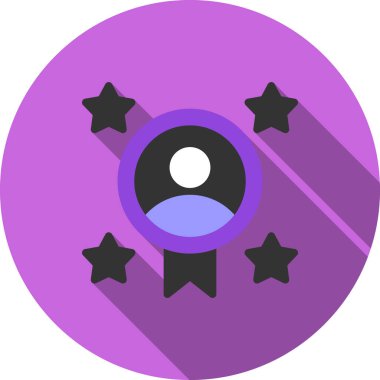 ödül madalya ikonu vektör illüstrasyonu