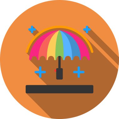 Tek bir simgenin vektör illüstrasyonu