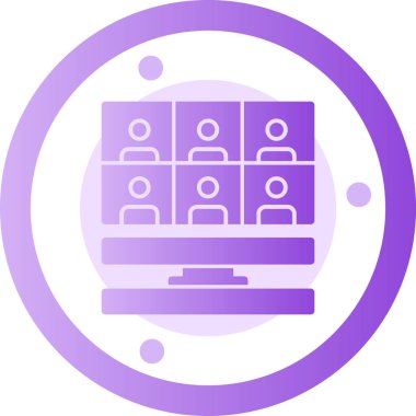 İş simgesinin vektör illüstrasyonu