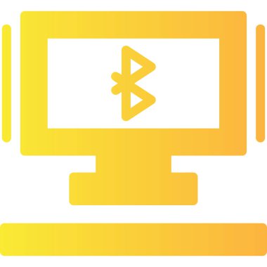 Bilgisayar. Web simgesi basit illüstrasyon