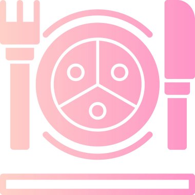 Gıda simgesinin vektör illüstrasyonu