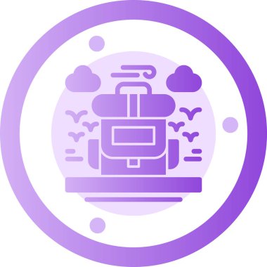 tren. Web simgesi basit illüstrasyon