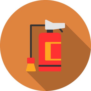 Yangın söndürme vektör simgesini ateşle