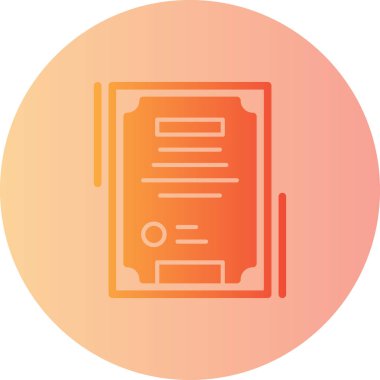 Belgenin vektör illüstrasyonu