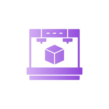 Karton kutu vektör çizimi izole edilmiş karton kutu.