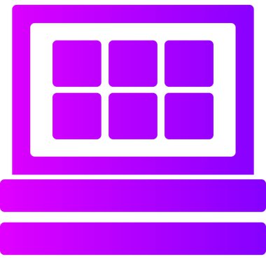 Bilgisayar klavyesi. Web simgesi basit illüstrasyon