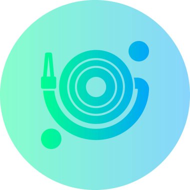 Mavi renk simgesinin vektör illüstrasyonu