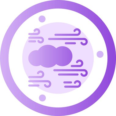 Benzersiz hava ikonu vektör illüstrasyonu