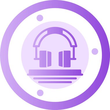 Müzik simgesinin vektör illüstrasyonu