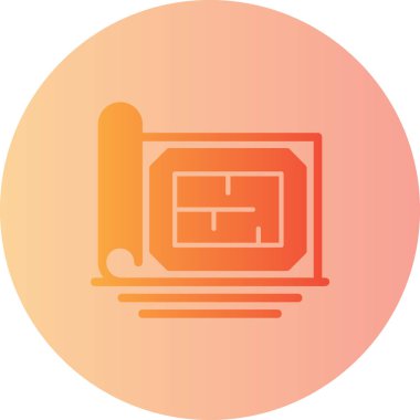 Dizüstü bilgisayar simgesi vektör çizimi