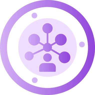 Seo modern teknoloji simgesinin vektör illüstrasyonu