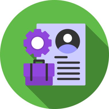 Web ve vektör için iş düzlüğü simgesi