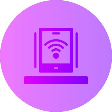 wifi simgesi vektör illüstrasyonu