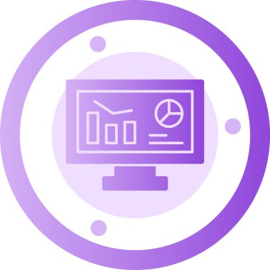 analitik simge vektör illüstrasyonu